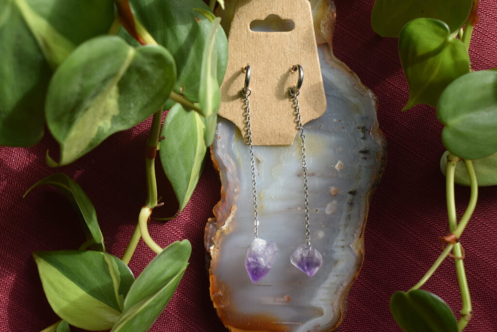 Amethyst Drop Earrings