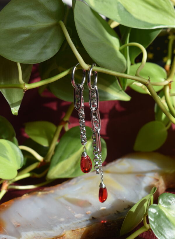 Asymmetrical Chain Earrings