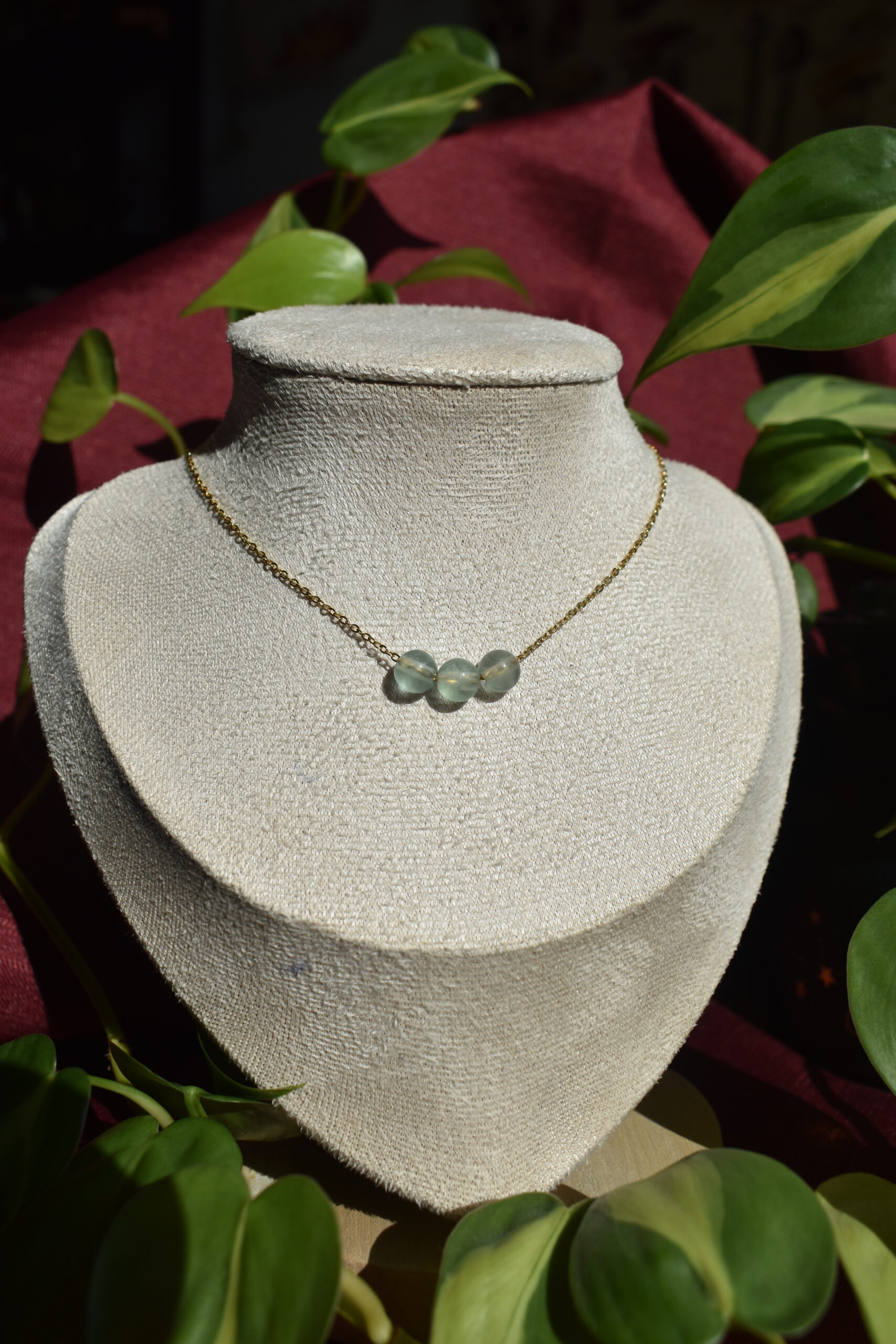 Teal Fluorite Necklace - Image 2