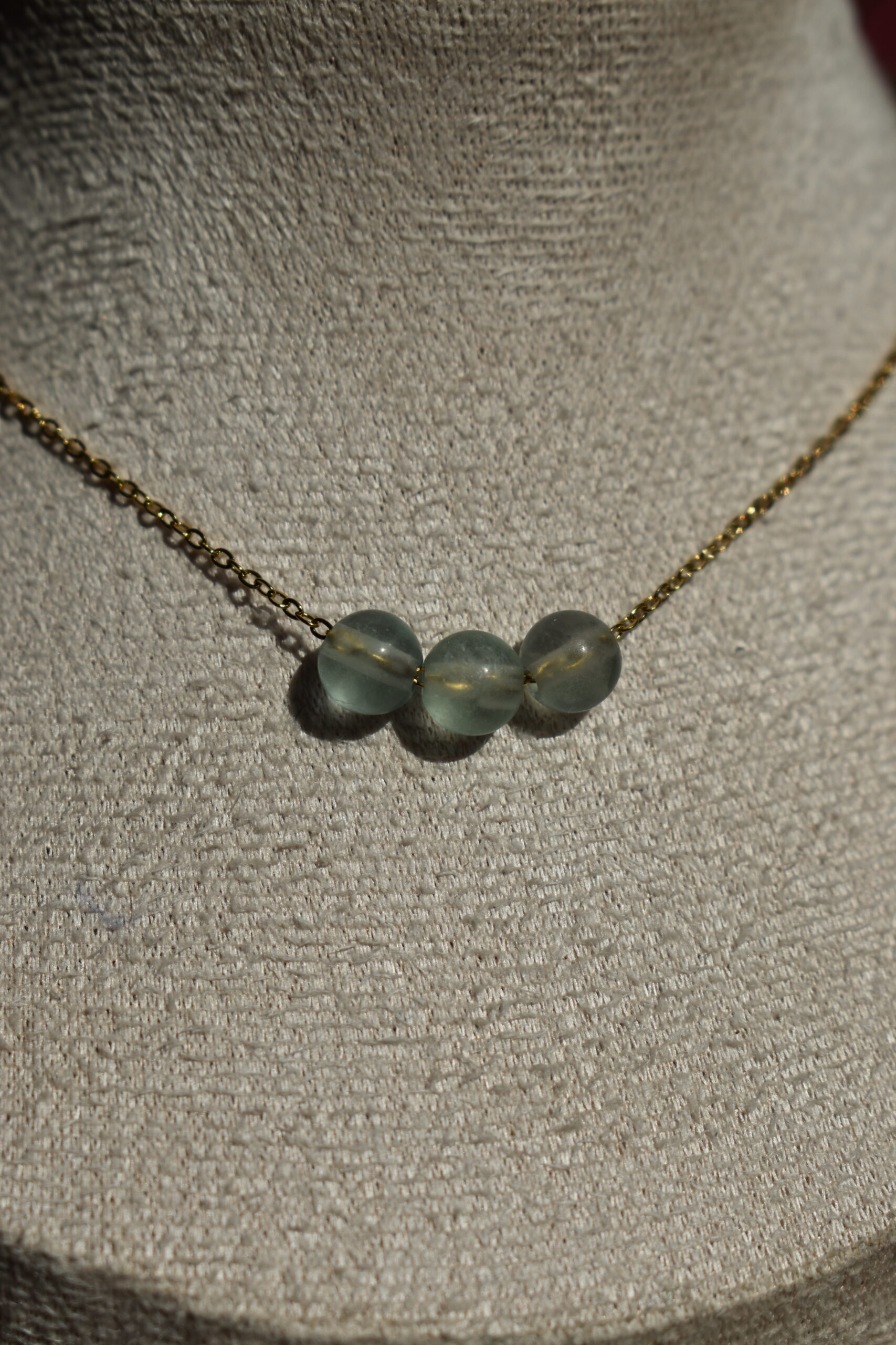 Teal Fluorite Necklace - Image 3
