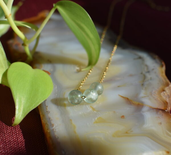 Teal Fluorite Necklace