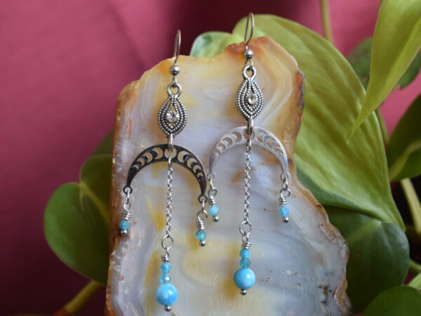 Blue Apatite Earrings