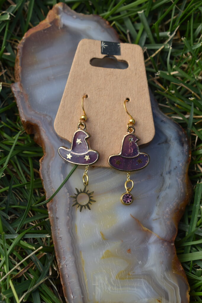 Purple Magic Earrings