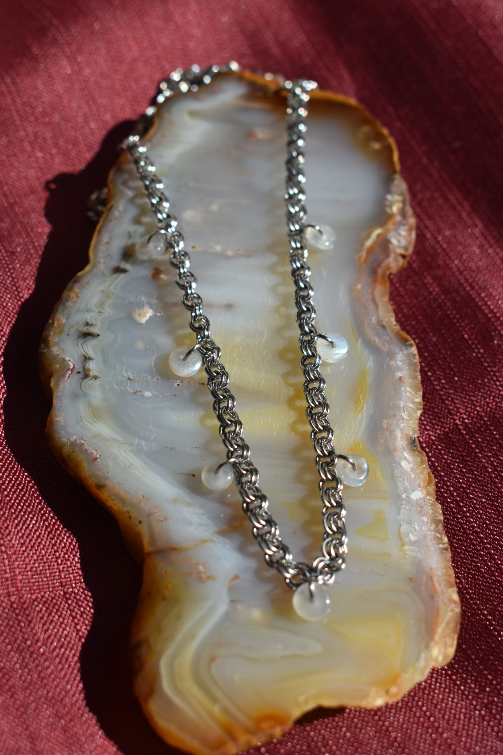 Iridescent Labradorite Necklace - Image 4